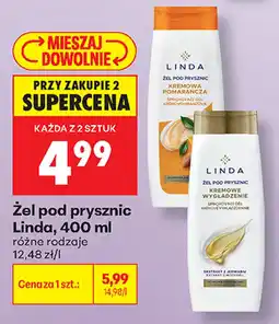 Biedronka Żel pod prysznic Linda oferta