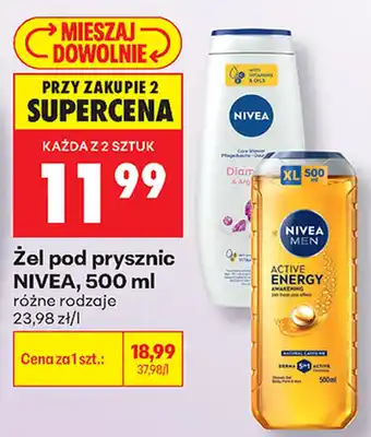 Biedronka Żel pod prysznic NIVEA oferta