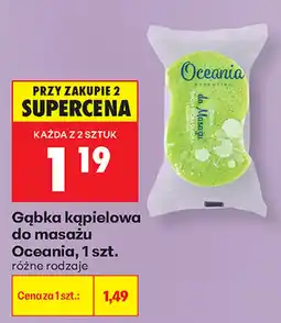 Biedronka Gąbka kąpielowa do masażu Oceania oferta