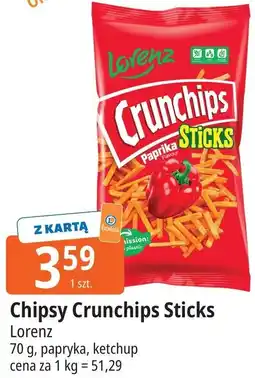 E.Leclerc Chipsy Crunchips Sticks Lorenz oferta