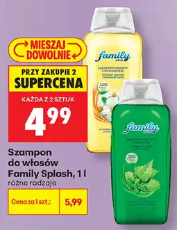 Biedronka Szampon do włosów Family Splash oferta