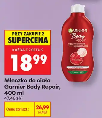 Biedronka Mleczko do ciała Garnier Body Repair oferta