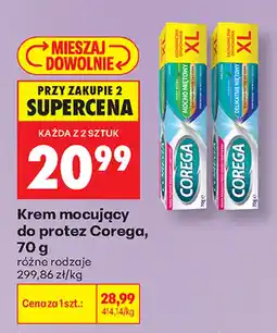 Biedronka Krem mocujący do protez Corega oferta