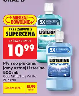 Biedronka Płyn do płukania jamy ustnej Listerine oferta