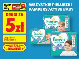 Biedronka Pieluszki Pampers Active Baby oferta