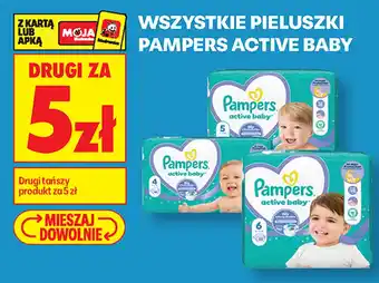 Biedronka Pieluszki Pampers Active Baby oferta