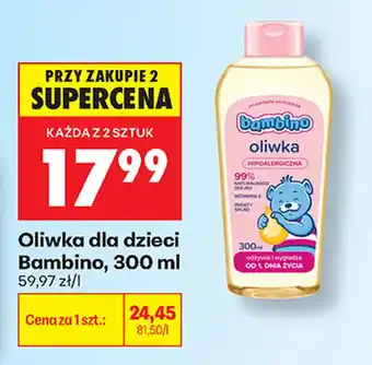 Biedronka Oliwka dla dzieci Bambino oferta