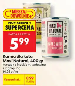 Biedronka Karma dla kota Maxi Natural oferta