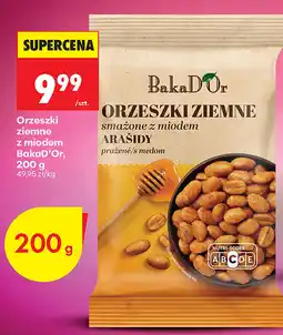 Biedronka Orzeszki ziemne z miodem BakaD'Or oferta