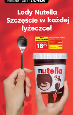 Biedronka Lody Nutella oferta