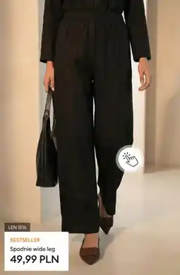 Sinsay Spodnie wide leg oferta