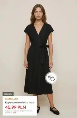 Sinsay Sukienka kopertowa maxi oferta