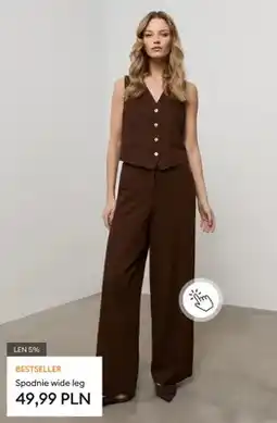 Sinsay Spodnie wide leg oferta