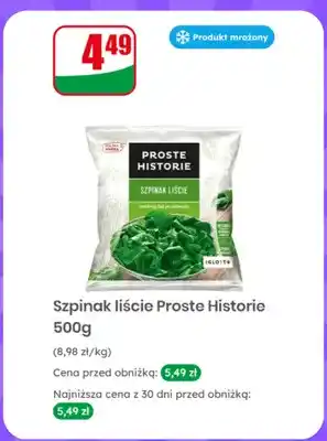 Dino Szpinak liście Proste Historie oferta