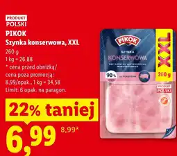 Lidl Szynka Pikok oferta