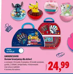 Lidl Zestaw kreatywny dla dzieci Undercover oferta