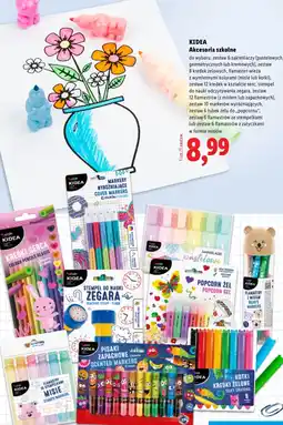 Lidl Zestaw flamastrów Kidea oferta