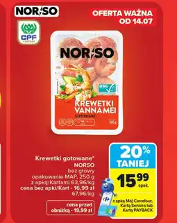 Carrefour Market Krewetki Norso oferta