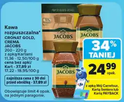 Carrefour Market Kawa rozpuszczalna Jacobs oferta