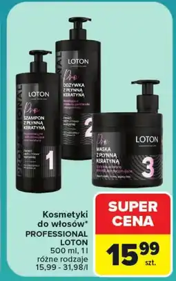 Carrefour Market Kosmetyki do pielęgnacji włosów Loton oferta