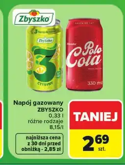 Carrefour Market Napój gazowany Zbyszko oferta