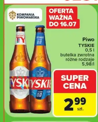 Carrefour Market Piwo Tyskie oferta