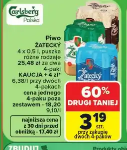 Carrefour Market Piwo Zatecky oferta