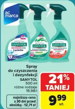 Carrefour Market Spray do czyszczenia Sanytol oferta