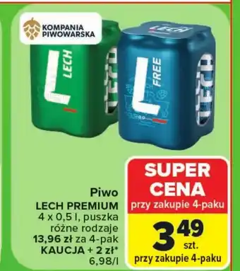 Carrefour Market Piwo Lech oferta