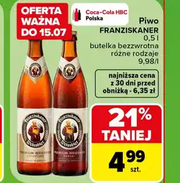 Carrefour Market Piwo Franziskaner oferta