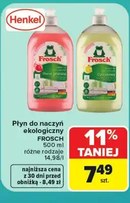 Carrefour Market Płyn do naczyń Frosch oferta