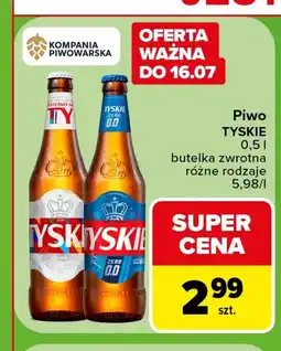 Carrefour Market Piwo Tyskie oferta