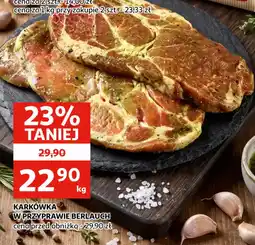 Auchan Karkówka w przyprawie Berlaugh oferta
