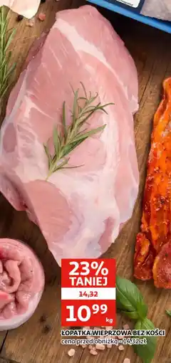 Auchan ŁOPATKA WIEPRZOWA BEZ KOŚCI oferta
