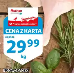 Auchan NOGA Z KACZKI oferta