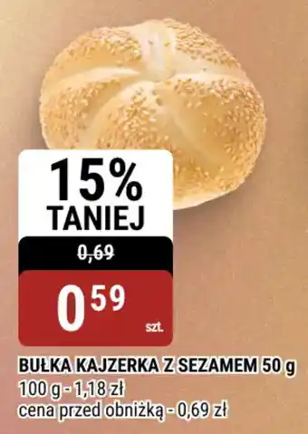 bi1 Bułka Kajzerka z Sezamem oferta