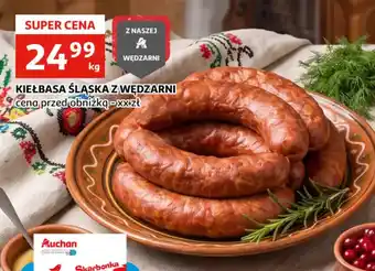 Auchan Kiełbasa Śląska z Wędzarni oferta