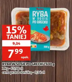 Auchan Ryba w sosie po grecku oferta