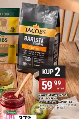 bi1 Kawa Ziarnista Jacobs Barista Crema lub espresso italiano oferta