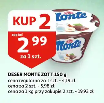 Auchan Deser Monte Zott oferta