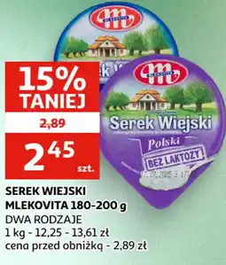Auchan Serek Wiejski Mlekovita oferta