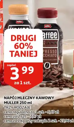 Auchan Napój Mleczny Kawowy Muller oferta