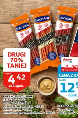 Auchan Kabanosy Exclusive Tarczyński oferta