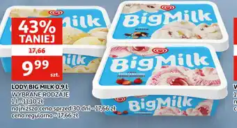 Auchan Lody Big Milk oferta