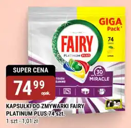 bi1 Kapsułki do zmywarki Fairy Platinum Plus oferta