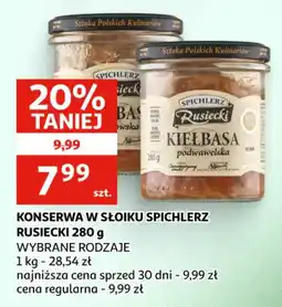 Auchan Konserwa w słoiku Spichlerz Rusiecki oferta