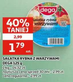 Auchan Sałatka Rybna z Warzywami Dega oferta
