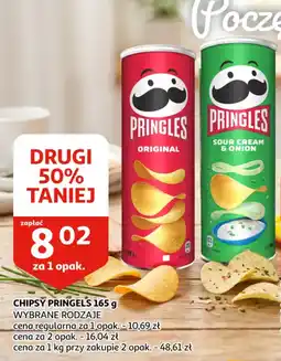 Auchan Chipsy Pringles oferta