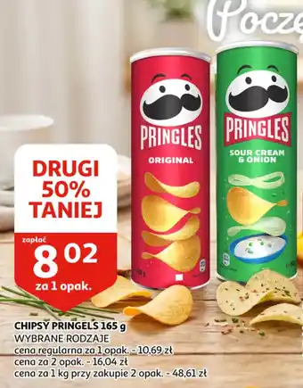 Auchan Chipsy Pringles oferta