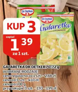 Auchan Galaretki Dr. Oetker Cytrynowym oferta